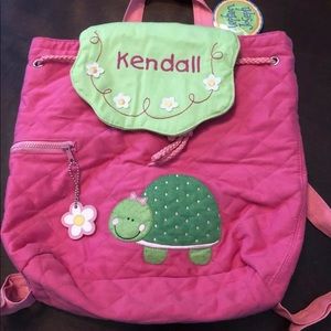 NWT Girls Personalized “Kendall” Backpack Pink